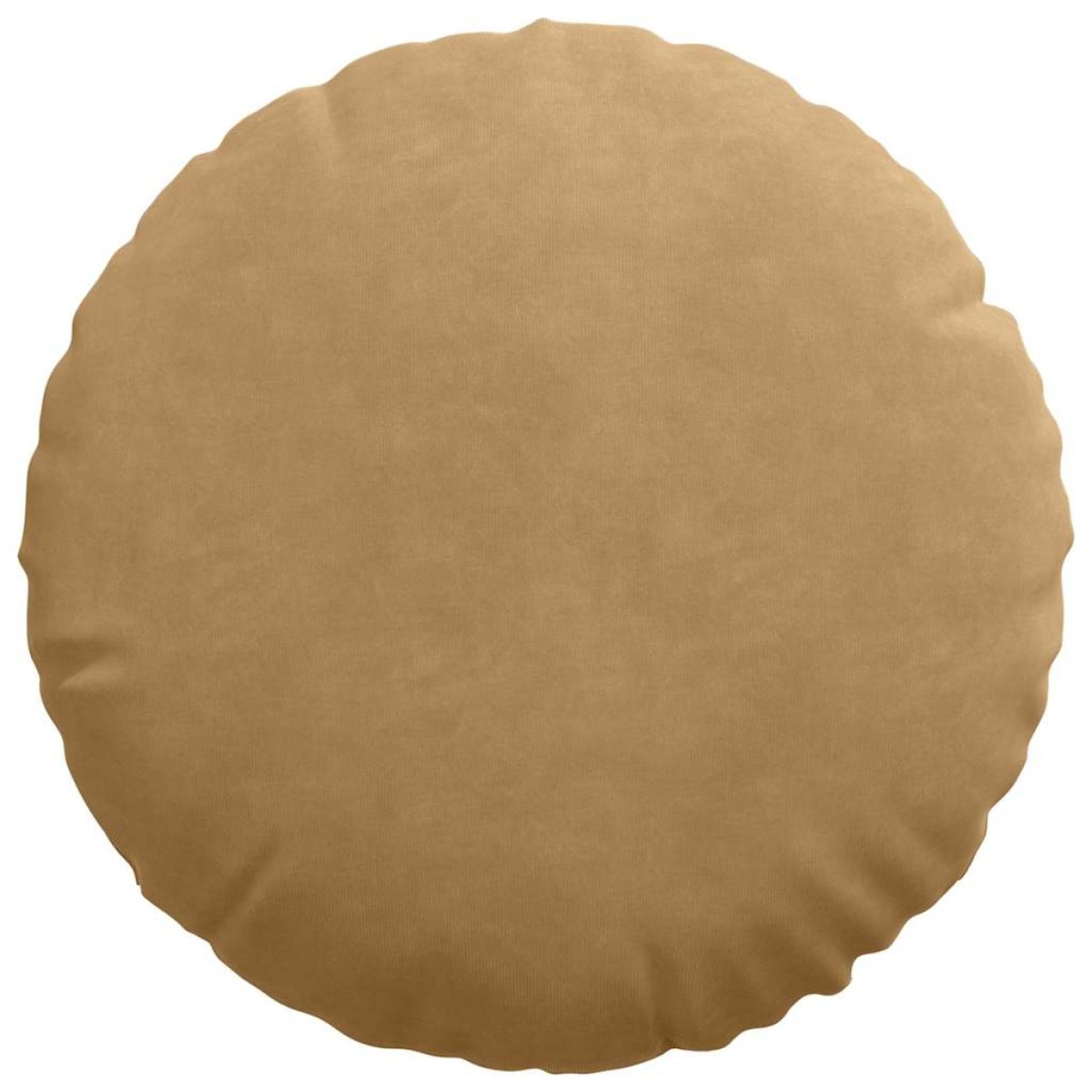 vidaXL Μαξιλάρια καθισμάτων 2 pcs Καφέ Ø 40 x 13 εκ. Βελούδο