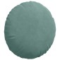 vidaXL Μαξιλάρια καθισμάτων 2 pcs Θαλασσί Ø 40 x 13 εκ. Βελούδο