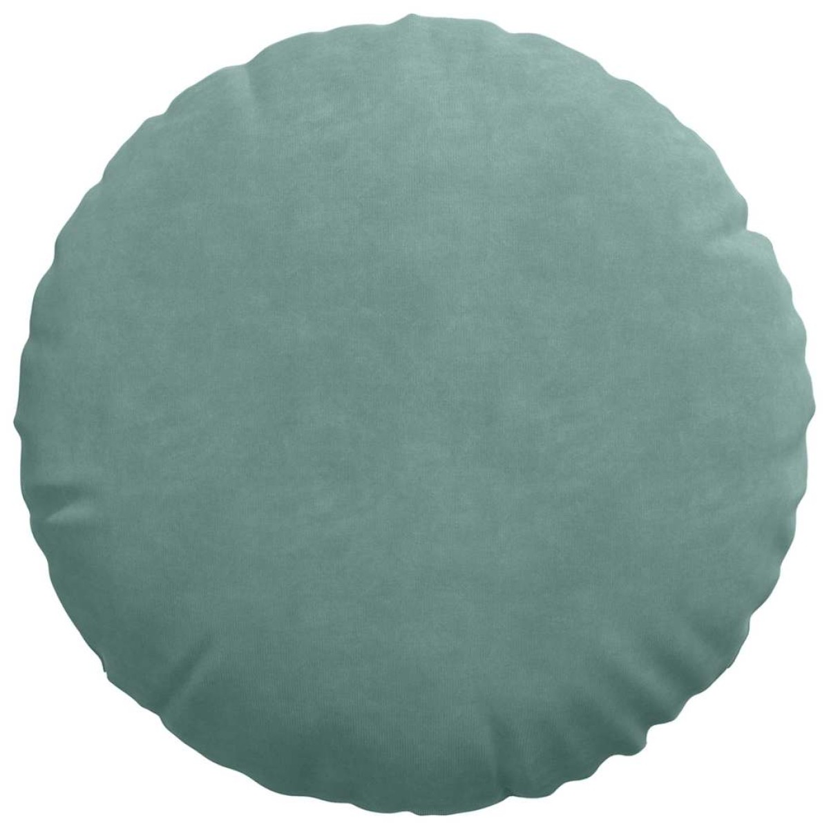 vidaXL Μαξιλάρια καθισμάτων 2 pcs Θαλασσί Ø 40 x 13 εκ. Βελούδο
