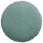 vidaXL Μαξιλάρια καθισμάτων 2 pcs Θαλασσί Ø 40 x 13 εκ. Βελούδο