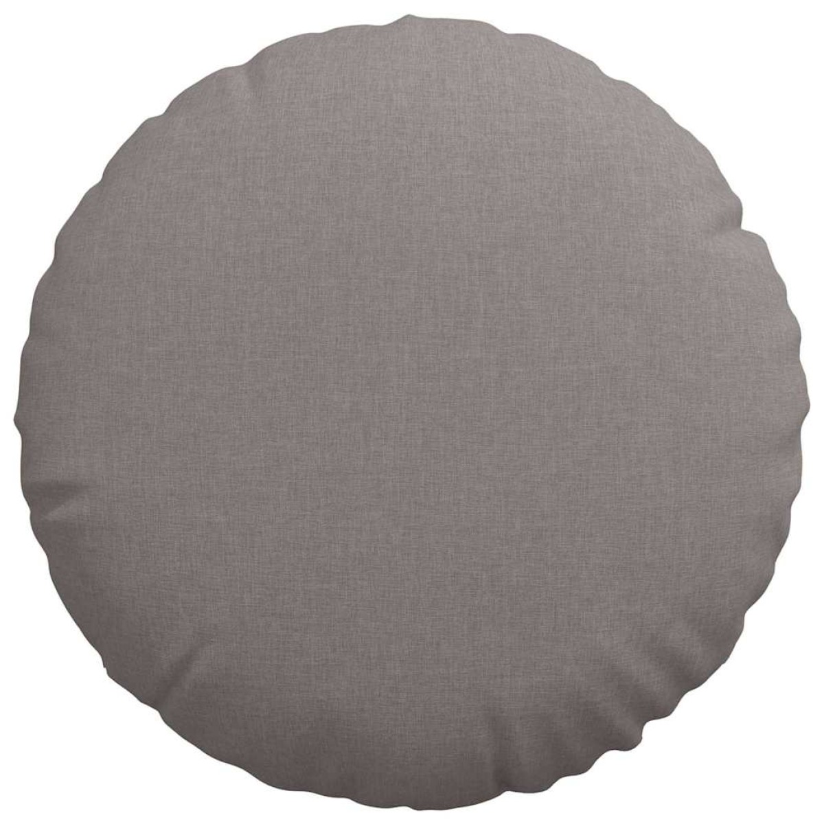 vidaXL Μαξιλάρια καθισμάτων 2 τμχ. ύφασμα Taupe Ø50 x 19 εκ