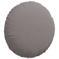vidaXL Μαξιλάρια καθισμάτων 2 τμχ. ύφασμα Taupe Ø60 x 21 εκ
