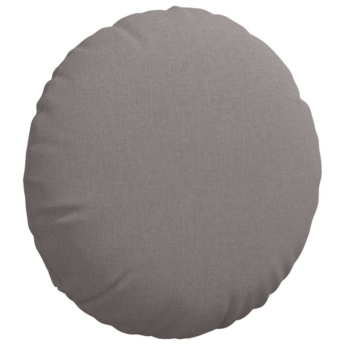 vidaXL Μαξιλάρια καθισμάτων 2 τμχ. ύφασμα Taupe Ø80 x 29 εκ
