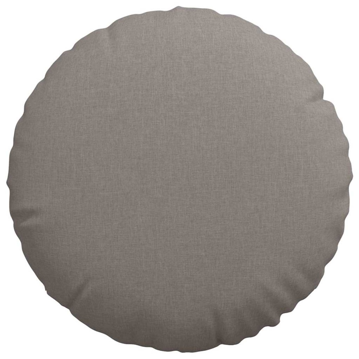 vidaXL Μαξιλάρια καθισμάτων 2 τμχ. ύφασμα Taupe Ø80 x 29 εκ