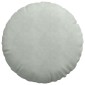 vidaXL Μαξιλάρια καθισμάτων 2 pcs Ανοιχτό γκρι Ø 40 x 13 εκ. Βελούδο