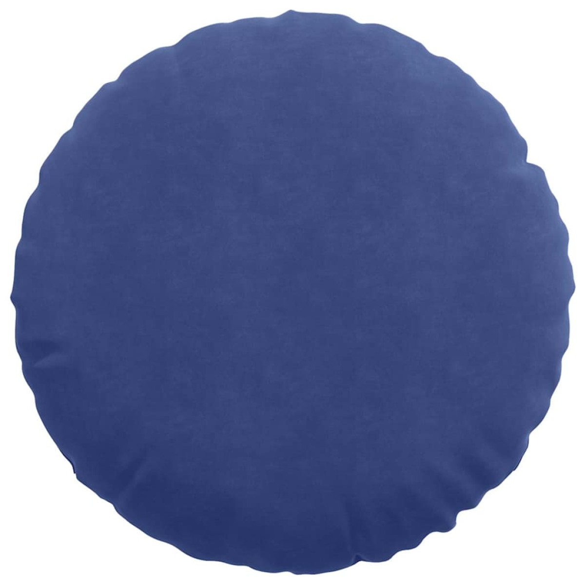vidaXL Μαξιλάρια καθισμάτων 2 pcs Μπλε Αστυνομίας Ø 40 x 13 εκ.