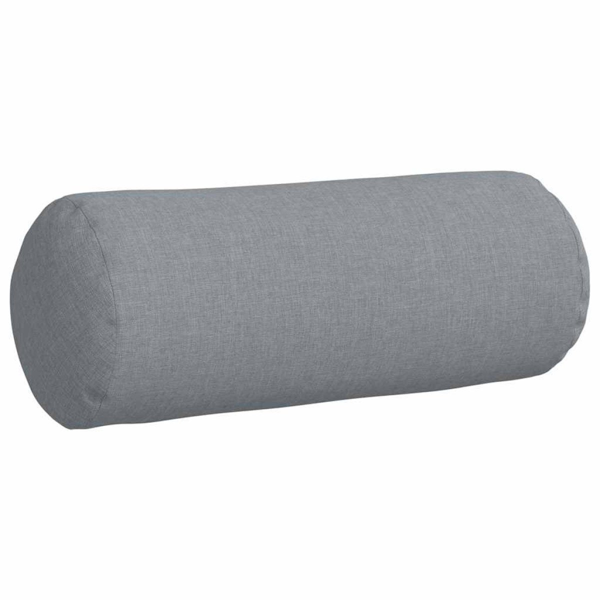 vidaXL Μαξιλάρια Στήριγμα 2 pcs Ανοιχτό γκρι Ø 15 x 40 εκ ύφασμα