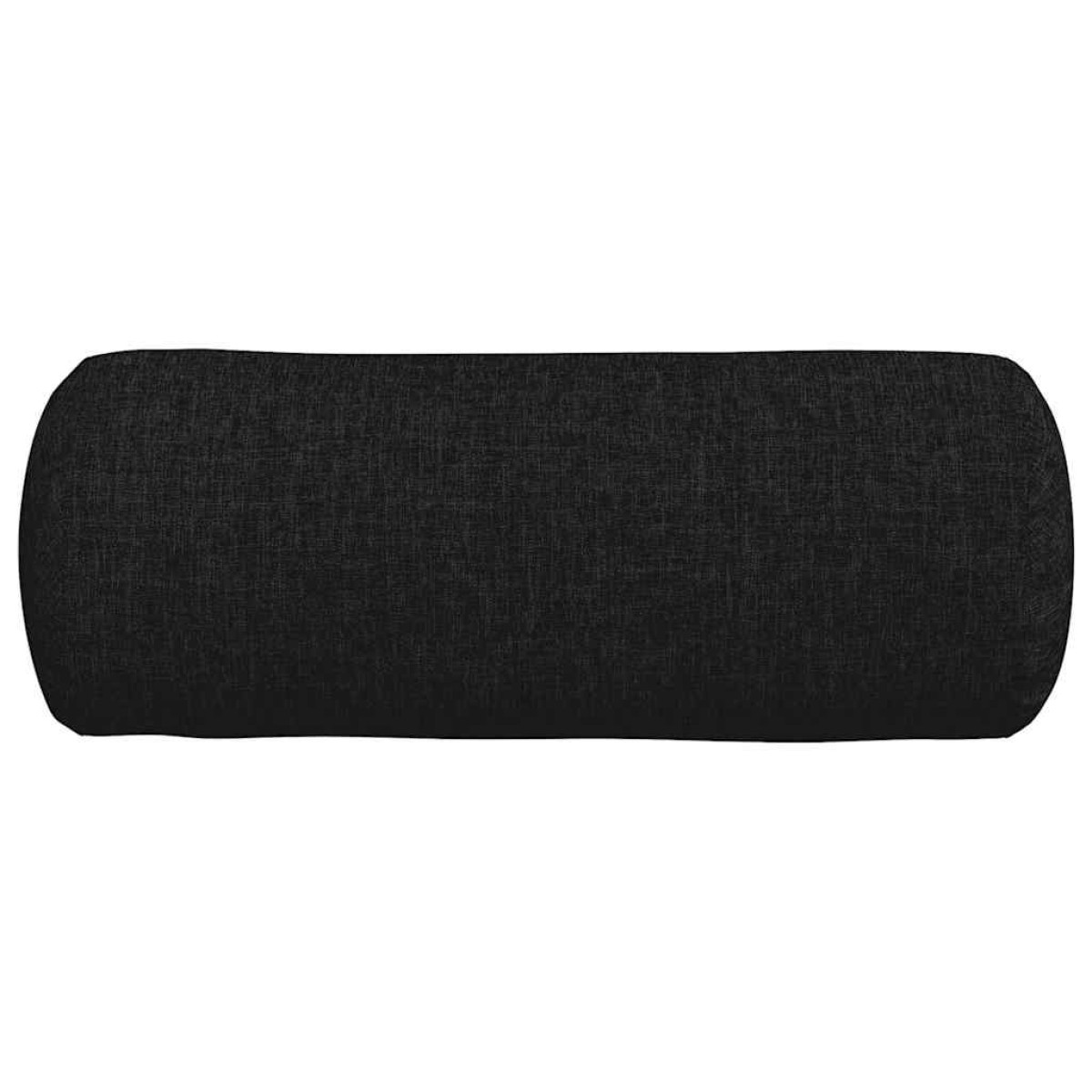 vidaXL Μαξιλάρια Στήριγμα 2 pcs Μαύρο Ø 15 x 40 εκ ύφασμα