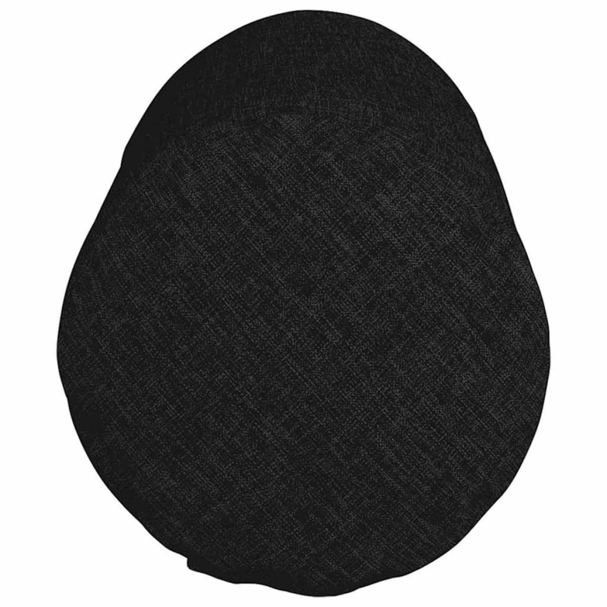 vidaXL Μαξιλάρια Στήριγμα 2 pcs Μαύρο Ø 15 x 40 εκ ύφασμα
