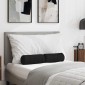 vidaXL Μαξιλάρια Στήριγμα 2 pcs Μαύρο Ø 15 x 40 εκ ύφασμα