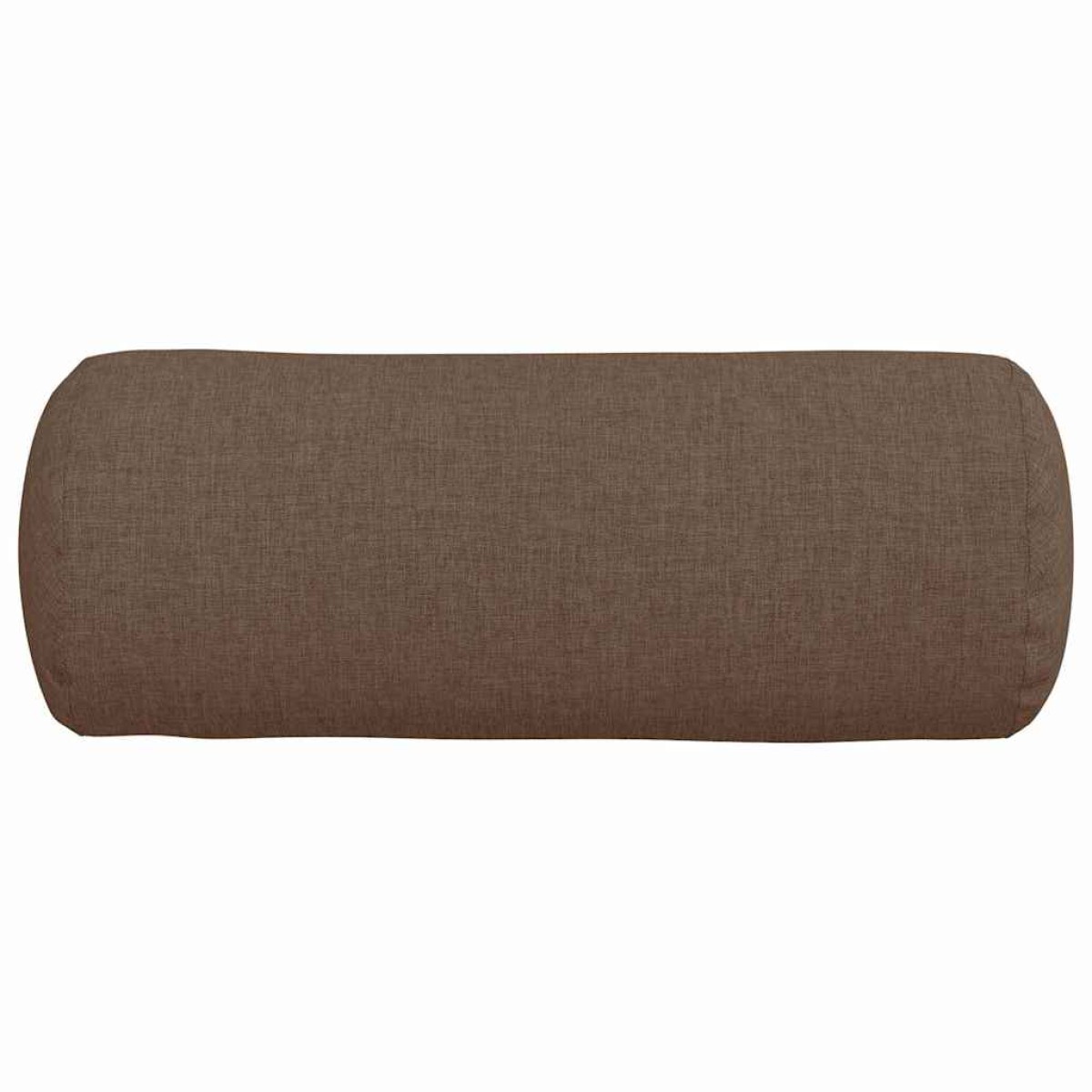 vidaXL Μαξιλάρια Στήριγμα 2 pcs Καφέ Ø 15 x 40 εκ ύφασμα