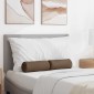 vidaXL Μαξιλάρια Στήριγμα 2 pcs Καφέ Ø 15 x 40 εκ ύφασμα