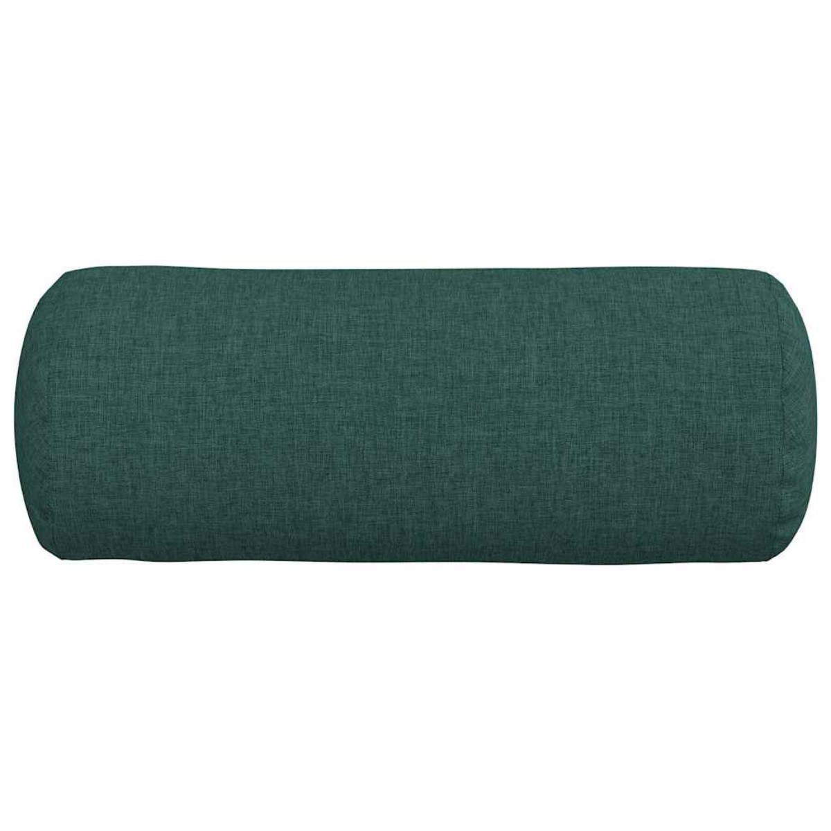 vidaXL Μαξιλάρια Στήριγμα 2 pcs Σκούρο Πράσινο Ø 15 x 40 εκ ύφασμα