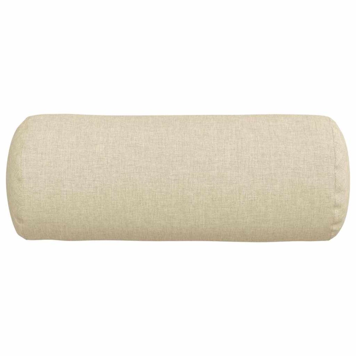 vidaXL Μαξιλάρια Στήριγμα 2 pcs Κρεμ Ø 15 x 40 εκ ύφασμα