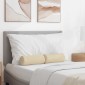 vidaXL Μαξιλάρια Στήριγμα 2 pcs Κρεμ Ø 15 x 40 εκ ύφασμα