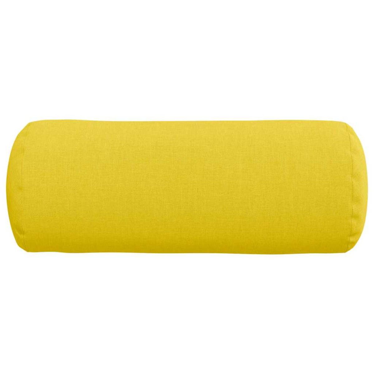 vidaXL Μαξιλάρια Στήριγμα 2 pcs Απαλό Κίτρινο Ø 15 x 40 εκ ύφασμα