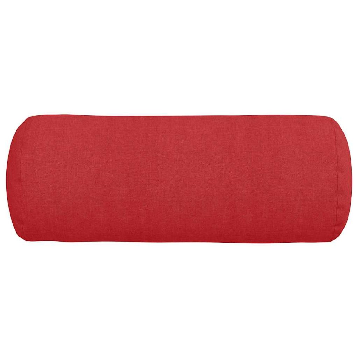 vidaXL Μαξιλάρια Στήριγμα 2 pcs Κόκκινο Ø 15 x 40 εκ ύφασμα