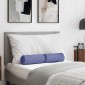 vidaXL Μαξιλάρια Στήριγμα 2 pcs Μπλε τζην Ø 15 x 40 εκ ύφασμα