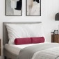 vidaXL Μαξιλάρια Στήριγμα 2 pcs Κόκκινο Ø 15 x 40 εκ