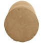 vidaXL Μαξιλάρια Στήριγμα 2 pcs Καφέ Ø 15 x 40 εκ Υφασμάτινο Κορντουρά