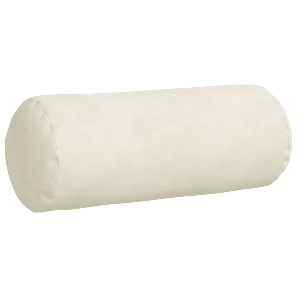 vidaXL Μαξιλάρια Στήριγμα 2 pcs Κρεμ Ø 15 x 40 εκ Υφασμάτινο Κορντουρά