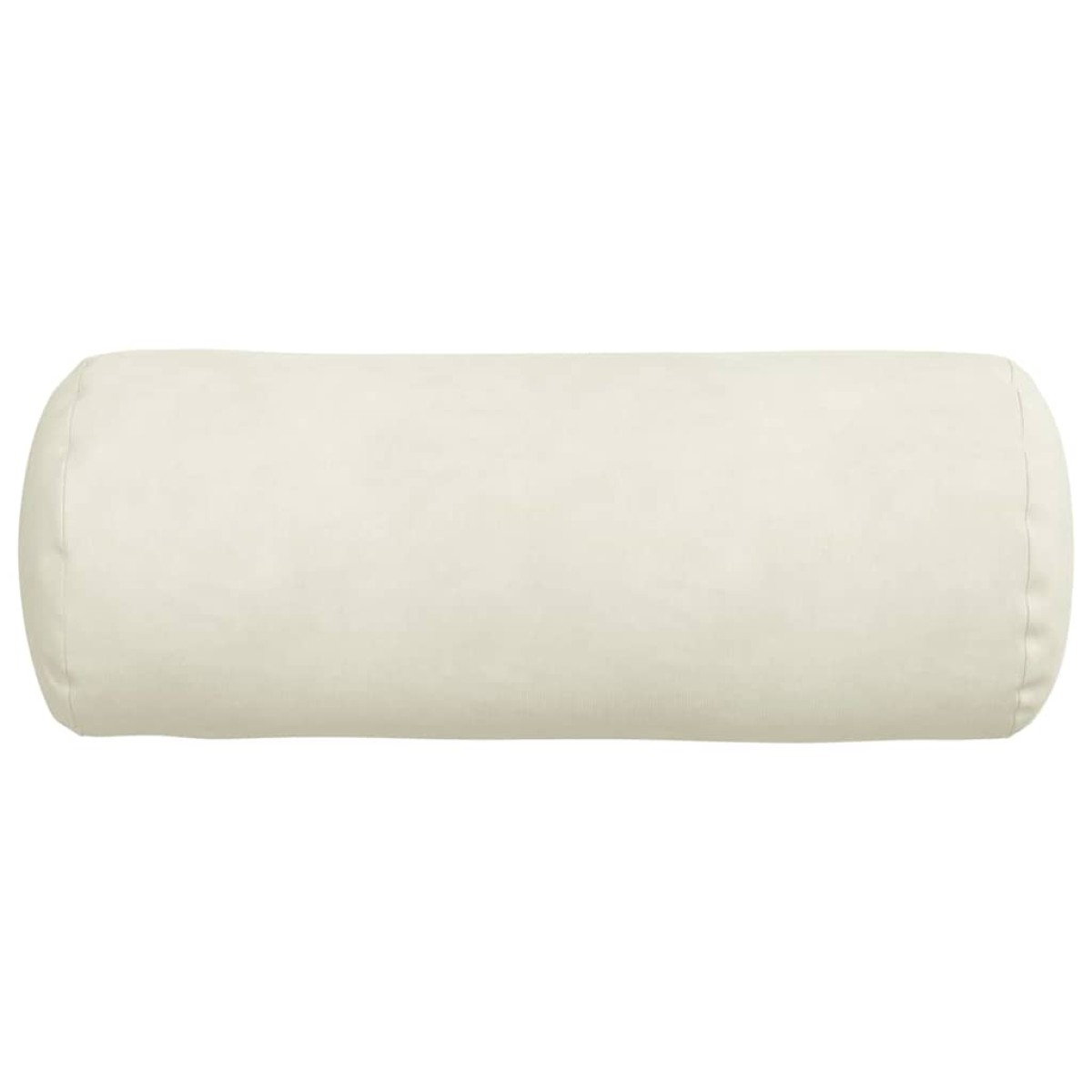 vidaXL Μαξιλάρια Στήριγμα 2 pcs Κρεμ Ø 15 x 40 εκ Υφασμάτινο Κορντουρά