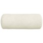 vidaXL Μαξιλάρια Στήριγμα 2 pcs Κρεμ Ø 15 x 40 εκ Υφασμάτινο Κορντουρά