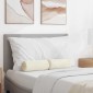 vidaXL Μαξιλάρια Στήριγμα 2 pcs Κρεμ Ø 15 x 40 εκ Υφασμάτινο Κορντουρά