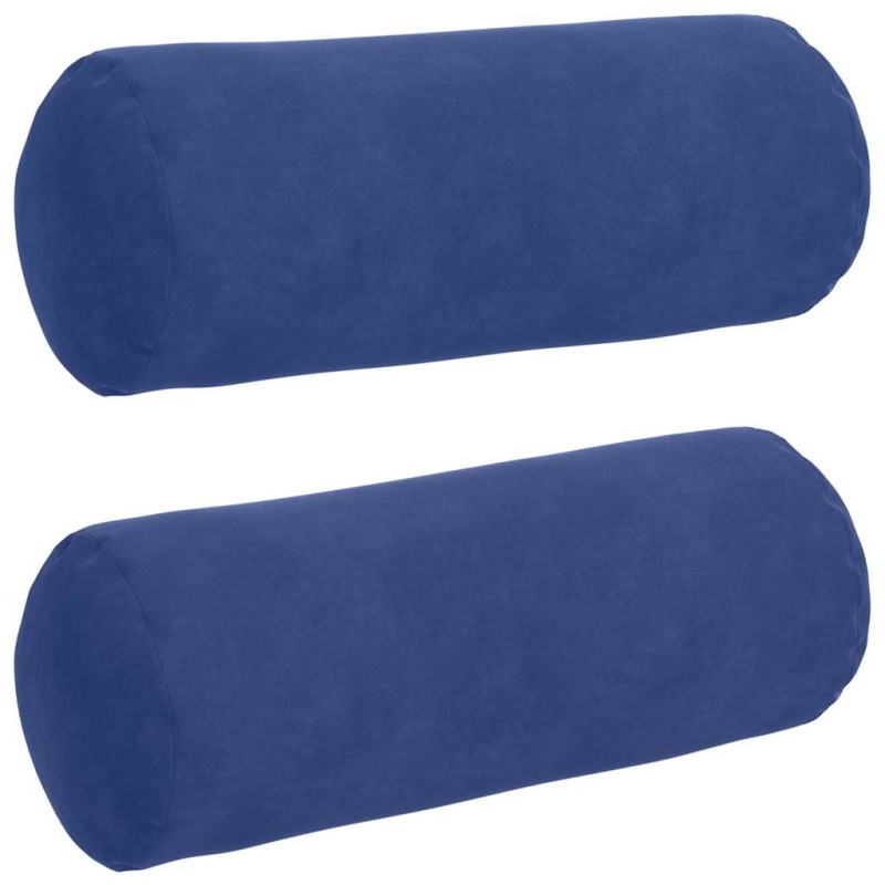 vidaXL Μαξιλάρια Στήριγμα 2 pcs Μπλε Αστυνομίας Ø 15 x 40 εκ