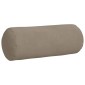 vidaXL Μαξιλάρια Στήριγμα 2 pcs Taupe Ø 15 x 40 εκ Ύφασμα Μικροΐνας