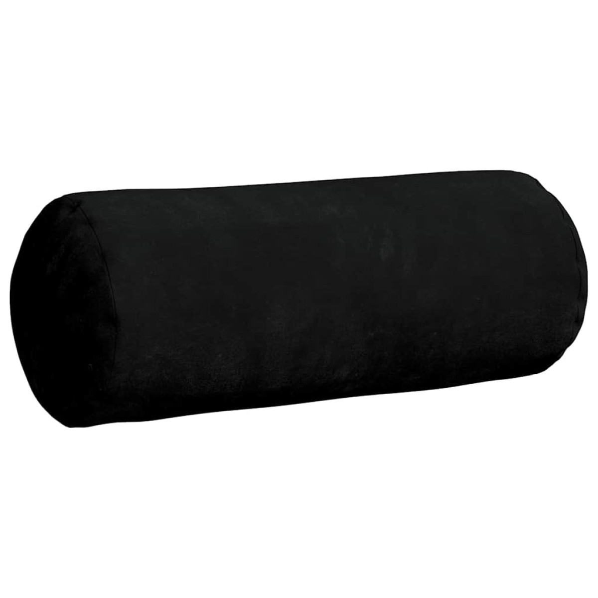 vidaXL Μαξιλάρια Στήριγμα 2 pcs Μαύρο Ø 15 x 40 εκ Ύφασμα Μικροΐνας