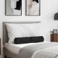 vidaXL Μαξιλάρια Στήριγμα 2 pcs Μαύρο Ø 15 x 40 εκ Ύφασμα Μικροΐνας