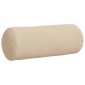vidaXL Μαξιλάρια Στήριγμα 2 pcs Κρεμ Ø 15 x 40 εκ Ύφασμα Μικροΐνας