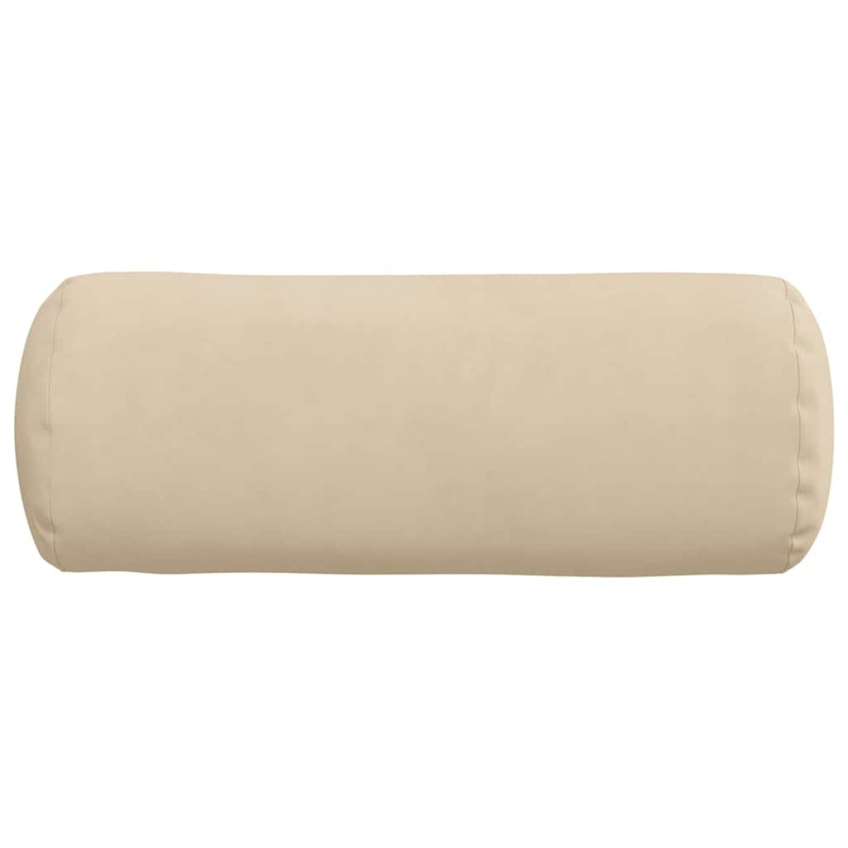 vidaXL Μαξιλάρια Στήριγμα 2 pcs Κρεμ Ø 15 x 40 εκ Ύφασμα Μικροΐνας