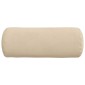 vidaXL Μαξιλάρια Στήριγμα 2 pcs Κρεμ Ø 15 x 40 εκ Ύφασμα Μικροΐνας