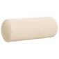 vidaXL Μαξιλάρια Στήριγμα 2 pcs Μπεζ Ø 15 x 40 εκ Ύφασμα Μικροΐνας