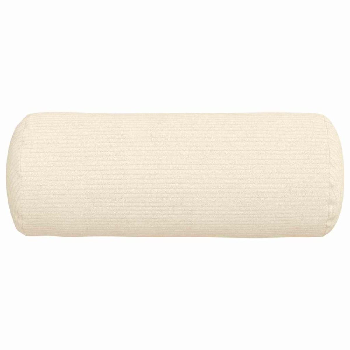 vidaXL Μαξιλάρια Στήριγμα 2 pcs Κρεμ Ø 15 x 40 εκ Υφασμάτινο Κορντουρά