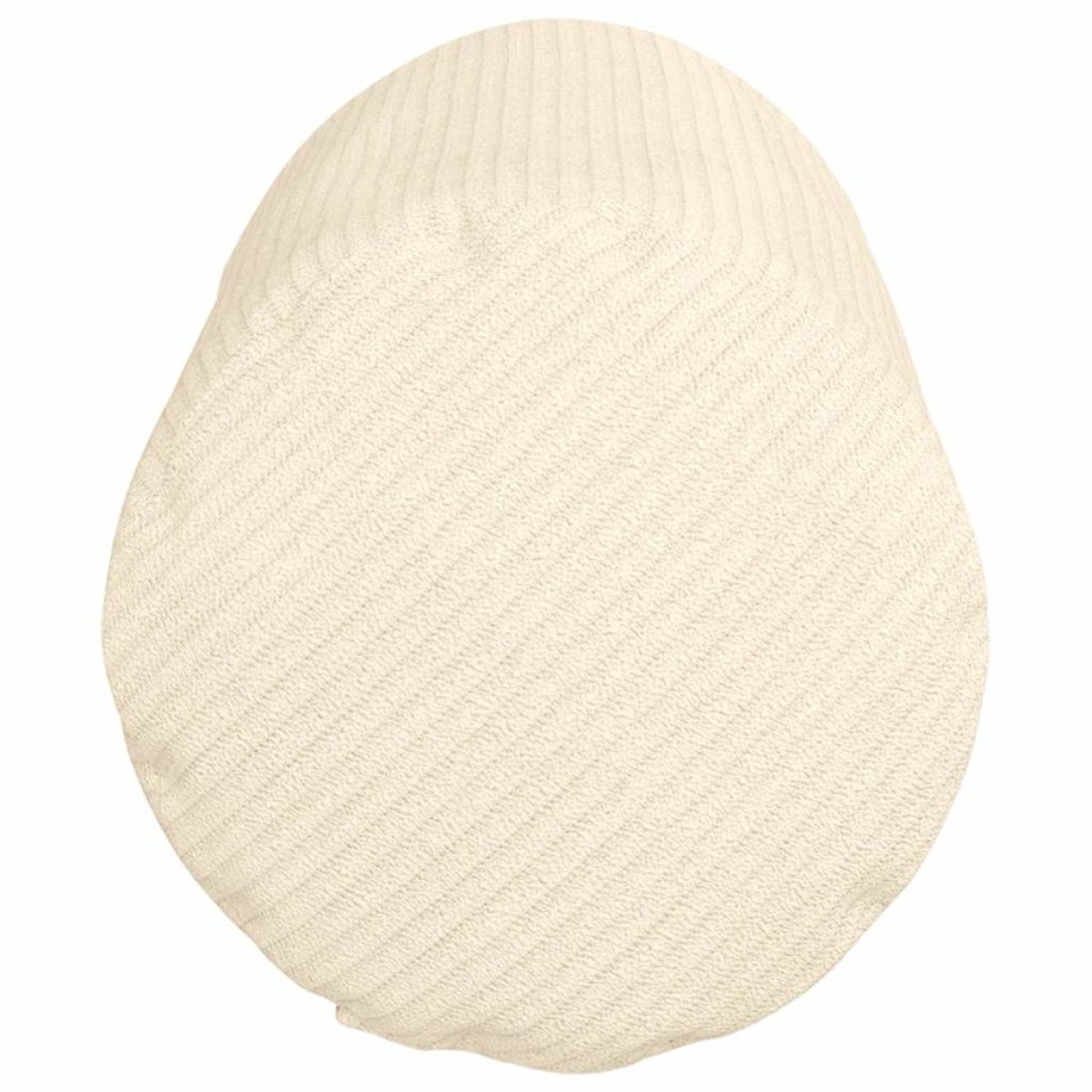 vidaXL Μαξιλάρια Στήριγμα 2 pcs Κρεμ Ø 15 x 40 εκ Υφασμάτινο Κορντουρά