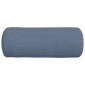 vidaXL Μαξιλάρια Στήριγμα 2 pcs Μπλε Ø 15 x 40 εκ Υφασμάτινο Κορντουρά