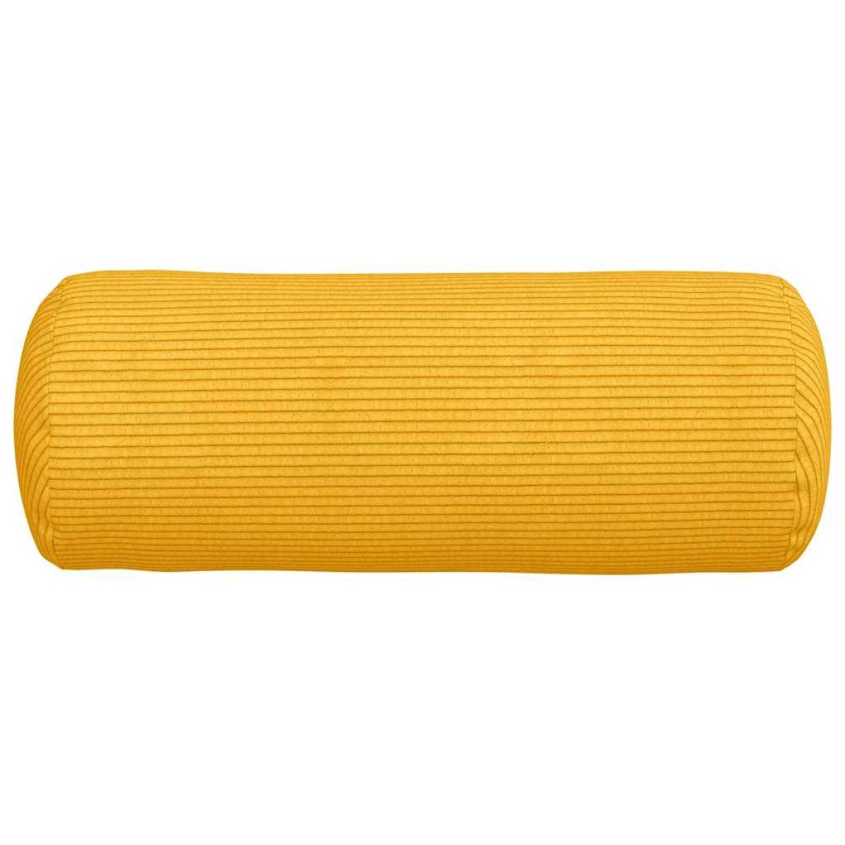vidaXL Μαξιλάρια Στήριγμα 2 pcs Απαλό Κίτρινο Ø 15 x 40 εκ