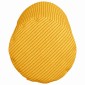 vidaXL Μαξιλάρια Στήριγμα 2 pcs Απαλό Κίτρινο Ø 15 x 40 εκ
