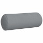 vidaXL Μαξιλάρια Στήριγμα 2 pcs Ανοιχτό γκρι Ø 25 x 70 cm ύφασμα