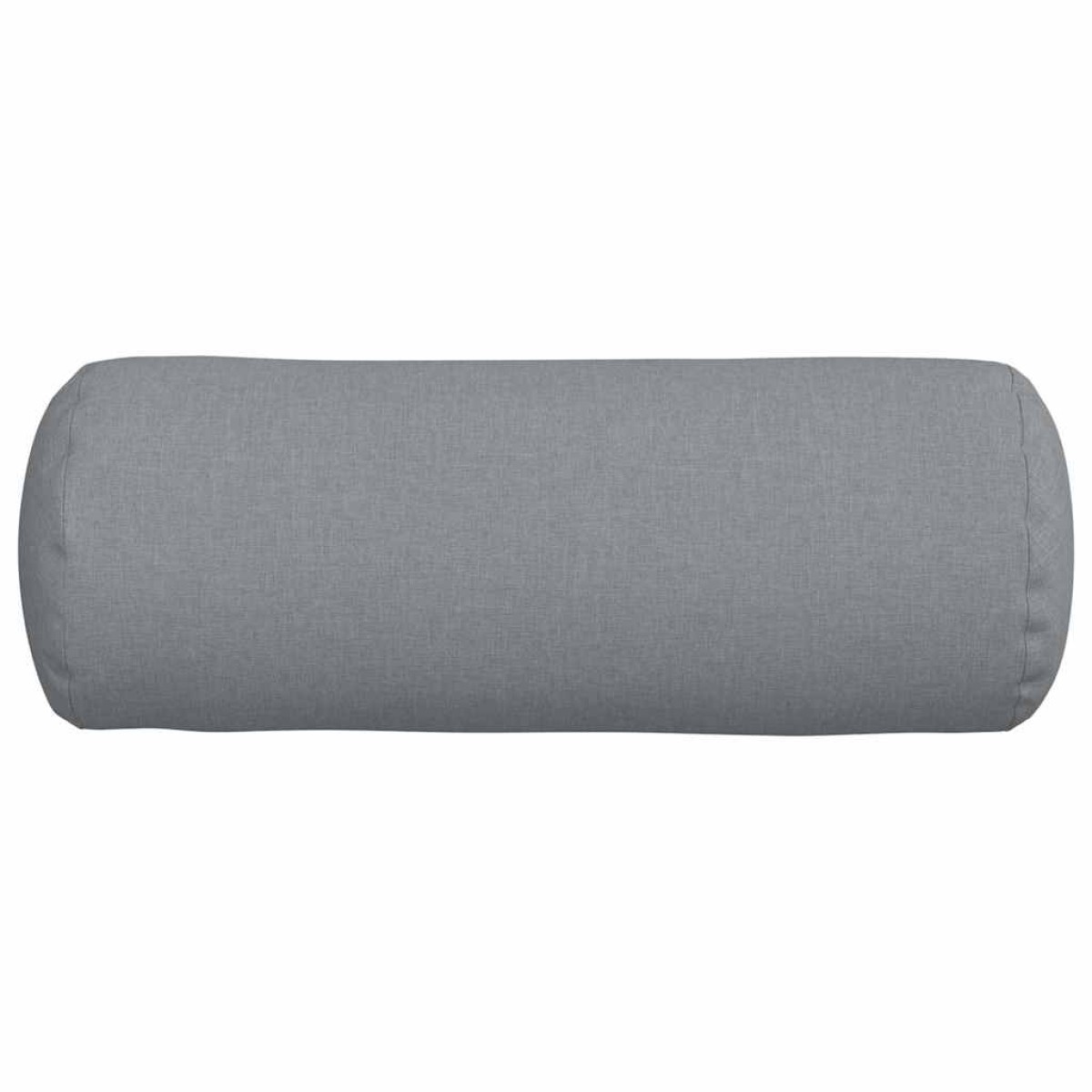 vidaXL Μαξιλάρια Στήριγμα 2 pcs Ανοιχτό γκρι Ø 25 x 70 cm ύφασμα