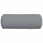 vidaXL Μαξιλάρια Στήριγμα 2 pcs Ανοιχτό γκρι Ø 25 x 70 cm ύφασμα