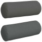 vidaXL Μαξιλάρια Στήριγμα 2 pcs Σκούρο Γκρι Ø 25 x 70 cm ύφασμα