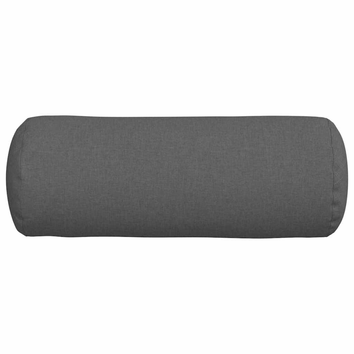 vidaXL Μαξιλάρια Στήριγμα 2 pcs Σκούρο Γκρι Ø 25 x 70 cm ύφασμα