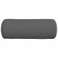 vidaXL Μαξιλάρια Στήριγμα 2 pcs Σκούρο Γκρι Ø 25 x 70 cm ύφασμα