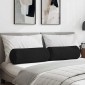 vidaXL Μαξιλάρια Στήριγμα 2 pcs Μαύρο Ø 25 x 70 cm ύφασμα