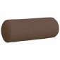vidaXL Μαξιλάρια Στήριγμα 2 pcs Καφέ Ø 25 x 70 cm ύφασμα
