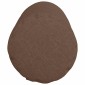 vidaXL Μαξιλάρια Στήριγμα 2 pcs Καφέ Ø 25 x 70 cm ύφασμα